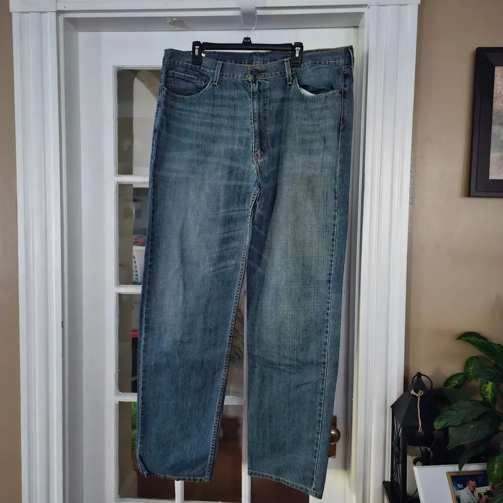 Men's Levis 550 Blue Jeans Size 40x36